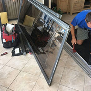 sliding glass door frame repair Los Altos